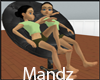 M+ Black Cuddle chair