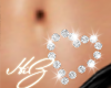 [HiZ] Belly Heart Diams