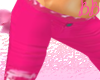 Candy pink skinny jeans