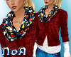 *NoA*2 Tops + Scarf Red