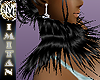 (MI) Black hair Choker