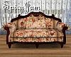Antique Floral Sofa