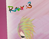 Rawr Head Sign