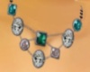 Rhinestone Bib Necklace