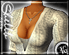 (FG) WHT Tie Sweater Top
