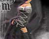 m> Medieval Gown Black