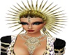 gold spike hair