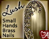 Lush Filigree Nails Brass