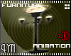 !LYN ani Goth Fire Lamp