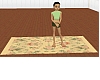 Dreamsicle Rose Rug