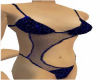blue sequined 2 swimsuit