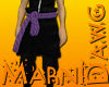 Black and Purple Hakama