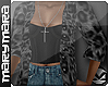 m> Grunge Coat Leopard