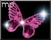 Pink Jeweled Butterfly