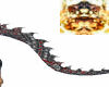 Gold dragon tail