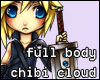 Chibi Cloud Sticker