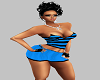 SEXY STRIPES BLUE/BLACK 