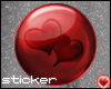 SP* HEART 2 button