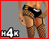 H4K Fishnet Pant Blk