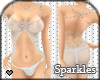 *S White Heart Babydoll