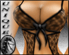 (ISA)BOW LINGERIE BLACK