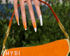 C~Orange Boho Bag