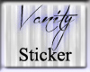 *V* Vanity Sticker