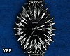 SilverBlack Spikes Watch