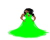 Green Elegant gown