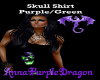 Skull Shirt Purple/Green