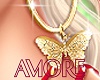Amore Gold Butterfly