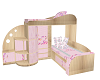 SB* Pink Bunk Bed