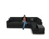 (SS)Black L Couch