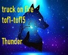 truck on fire