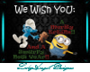 Smurf & Minion Greeting