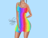 Rainbow Striped Dress!