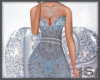 |S| Blue Shimmer Dress