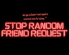 Stop Random Friend Req