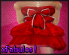 [xFab] Red Ruffle Dress