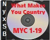 Makes you country- Luke