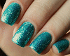 Green Shiny Nails