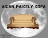 *CM*ASIAN PAISLEY SOFA