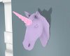 Purple Unicorn Head