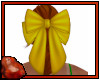 *C Ribbon Bow Yellow