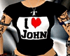*TK* I Love John Shirt