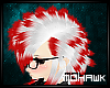 [MO]White Red Mohawk