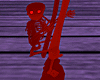 Dark Red Leg Skeleton