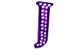 Anim Purple Letter J