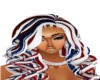 4th of July hair - Ashle