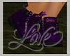 JA" Couple Purple Boots